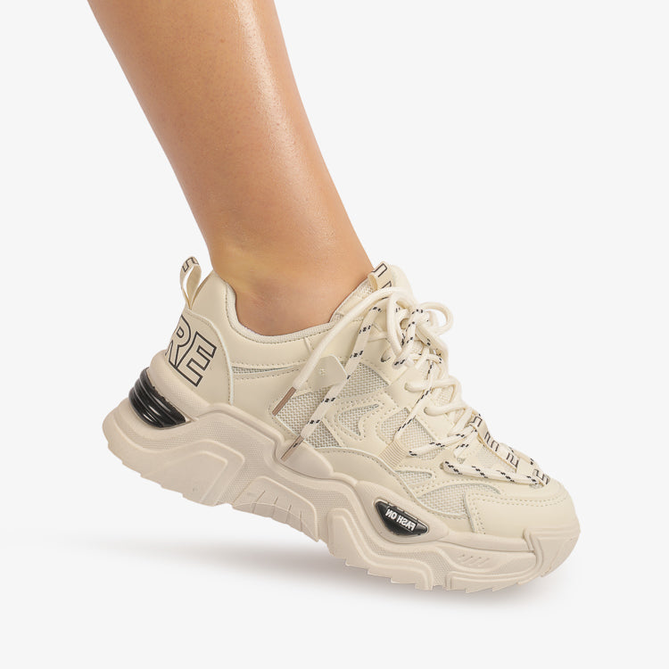 Adidasi Dama Din Piele Ecologica Bej Laura HQ270