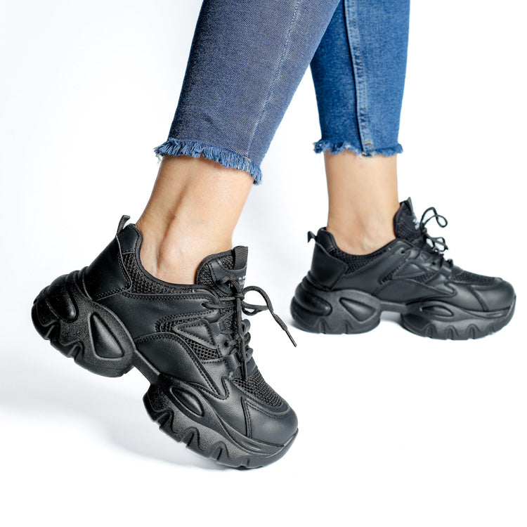 Adidasi Dama Din Piele Ecologica Black Sirin CRL W333