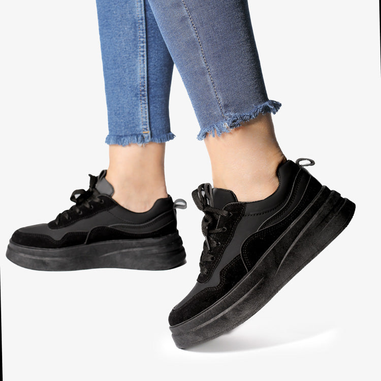 Sneakers Din Piele ecologica Black Maria Y01