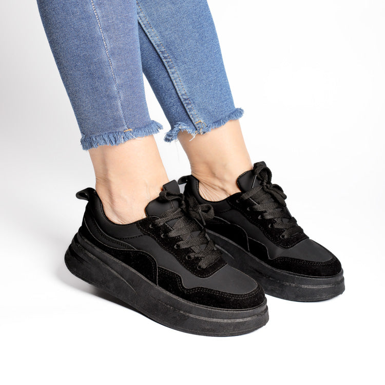 Sneakers Din Piele ecologica Black Maria Y01
