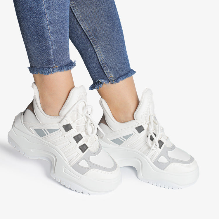 Adidasi Dama Din Piele Ecologica Alb Maria 001
