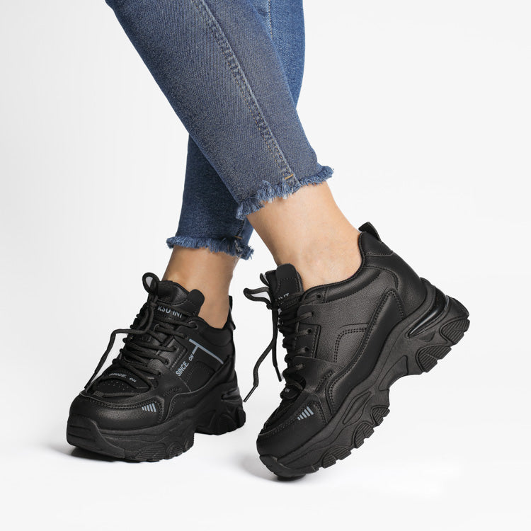 Adidasi Dama Din Piele Ecologica Black Mirabella 6630
