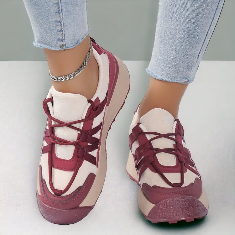 Adidasi Dama din Piele Ecologica   Wine Eva 391