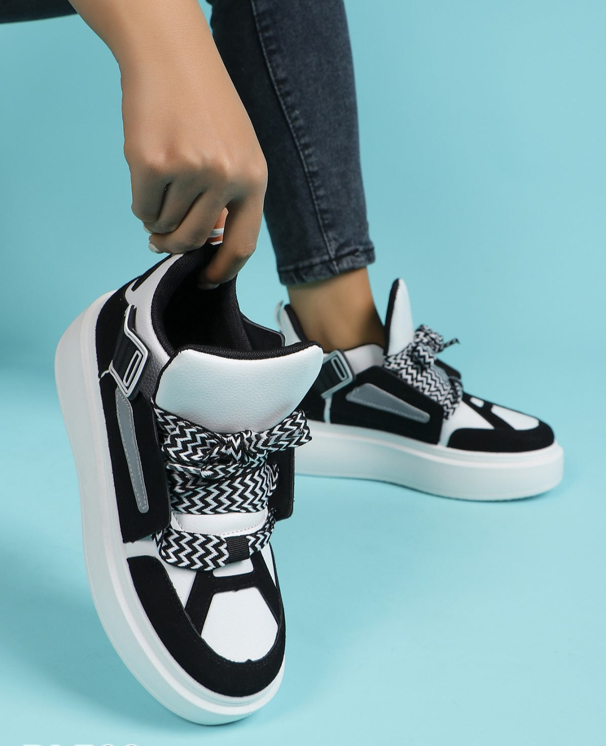 Adidasi Dama Din Piele Ecologica Black  Bl500