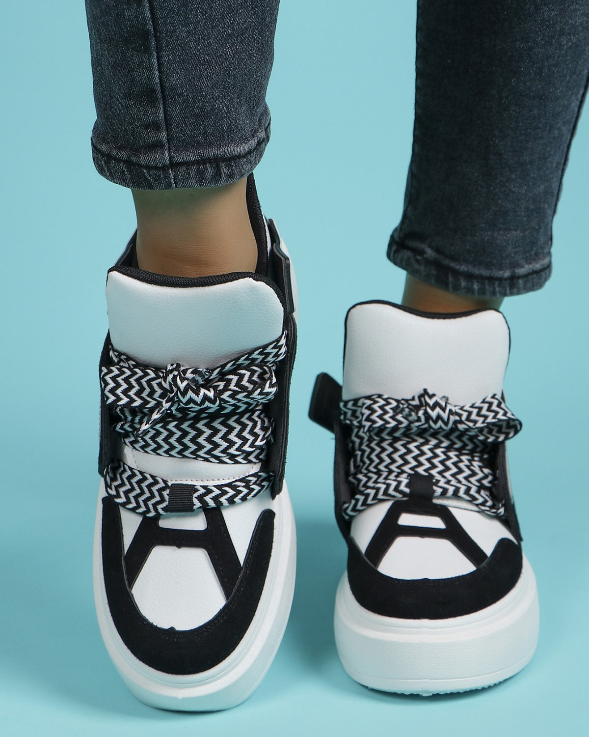 Adidasi Dama Din Piele Ecologica Black  Bl500