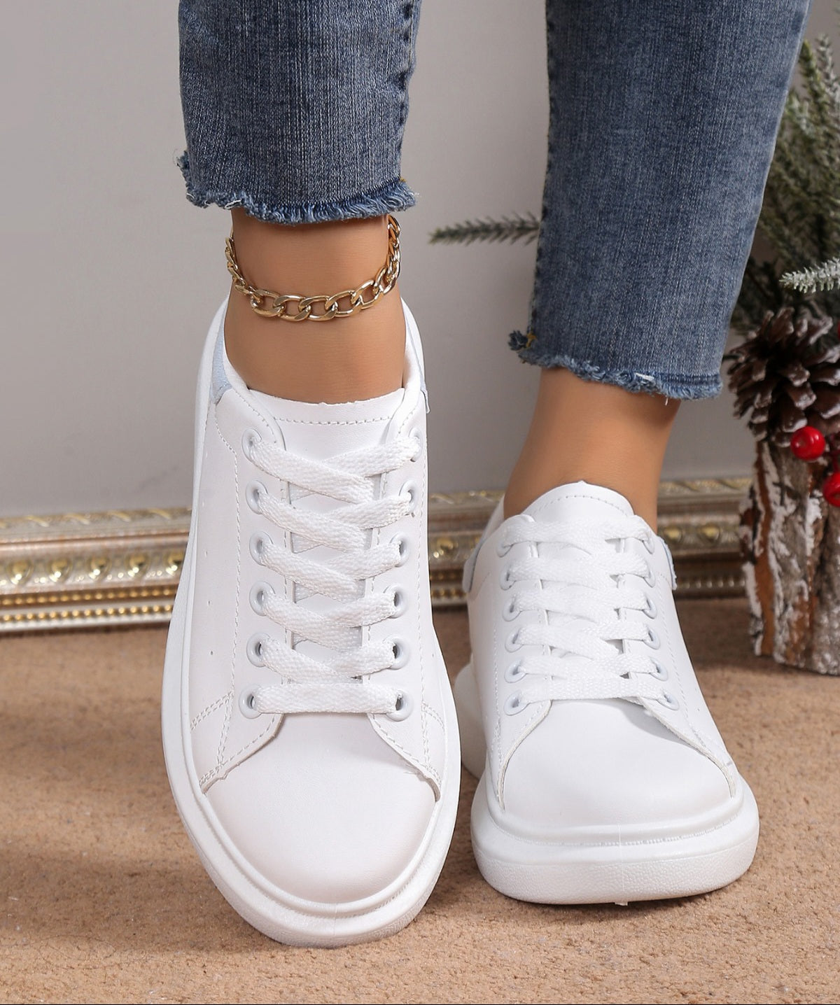 Adidasi Dama Piele Ecologica Albastru Luna NB685