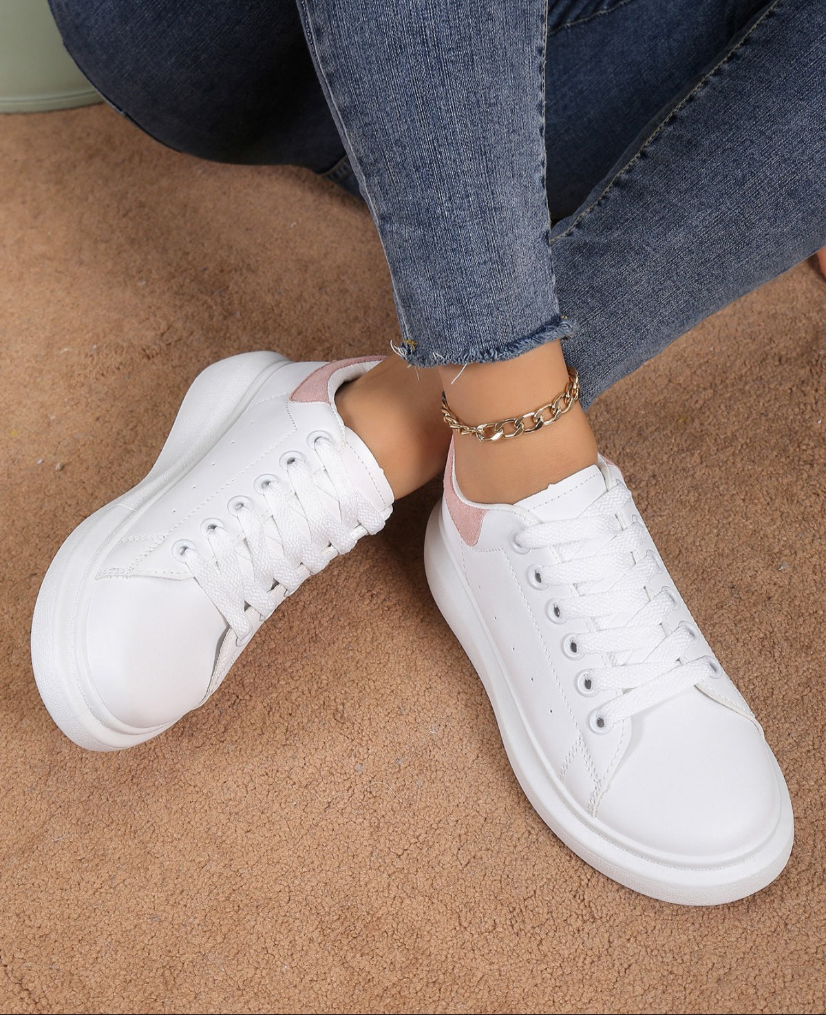 Adidasi Dama Piele Ecologica Pink Luna NB685
